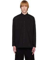 Chemise à manches longues noire Toogood