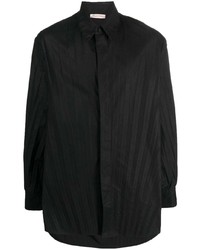 Chemise à manches longues noire Valentino Garavani