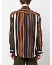 Chemise à manches longues noire Etro