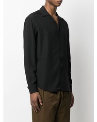 Chemise à manches longues noire Costumein