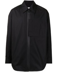 Chemise à manches longues noire Wooyoungmi