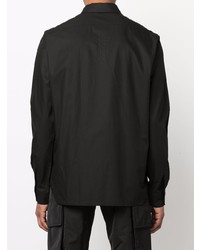 Chemise à manches longues noire Rick Owens