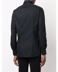 Chemise à manches longues noire Xacus