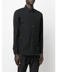 Chemise à manches longues noire DSQUARED2