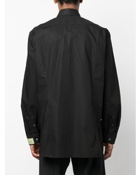 Chemise à manches longues noire Raf Simons