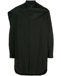 Chemise à manches longues noire Yohji Yamamoto