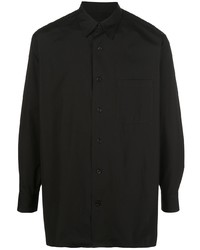 Chemise à manches longues noire Yohji Yamamoto