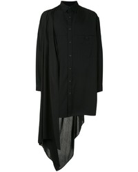 Chemise à manches longues noire Yohji Yamamoto