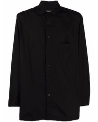 Chemise à manches longues noire Yohji Yamamoto