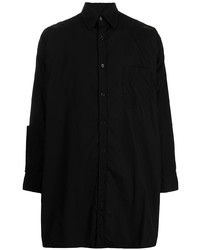 Chemise à manches longues noire Yohji Yamamoto