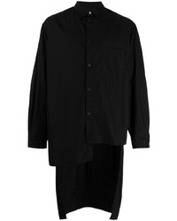 Chemise à manches longues noire Yohji Yamamoto