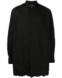 Chemise à manches longues noire Yohji Yamamoto