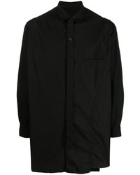 Chemise à manches longues noire Yohji Yamamoto