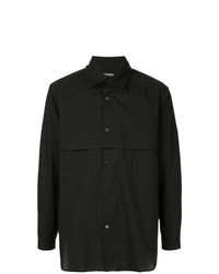 Chemise à manches longues noire Yohji Yamamoto