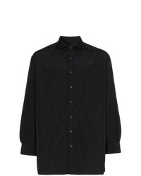 Chemise à manches longues noire Yohji Yamamoto