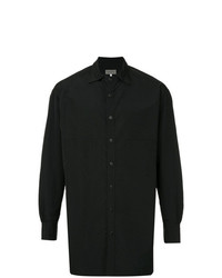 Chemise à manches longues noire Yohji Yamamoto