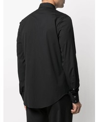 Chemise à manches longues noire Alexander McQueen