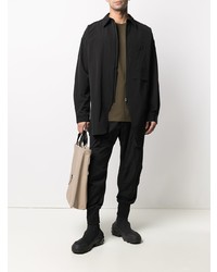 Chemise à manches longues noire Y-3