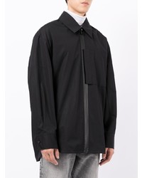 Chemise à manches longues noire Wooyoungmi