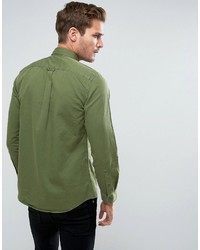 Chemise à manches longues olive Jack Wills