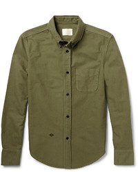 Chemise à manches longues olive Band Of Outsiders