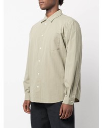 Chemise à manches longues olive John Elliott