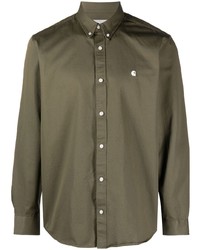 Chemise à manches longues olive Carhartt WIP