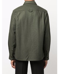 Chemise à manches longues olive A.P.C.