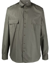 Chemise à manches longues olive Costumein