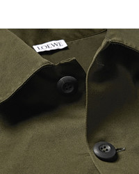 Chemise à manches longues olive Loewe