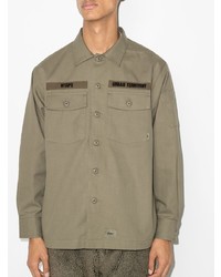 Chemise à manches longues olive WTAPS