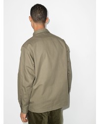 Chemise à manches longues olive WTAPS