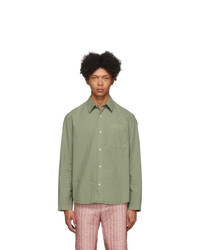 Chemise à manches longues olive Craig Green