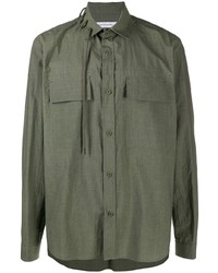 Chemise à manches longues olive Craig Green