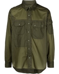 Chemise à manches longues olive Engineered Garments