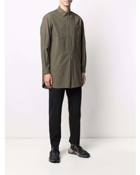 Chemise à manches longues olive White Mountaineering