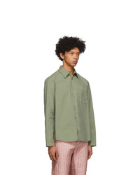 Chemise à manches longues olive Craig Green