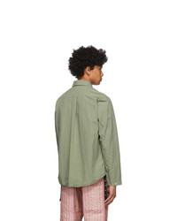 Chemise à manches longues olive Craig Green