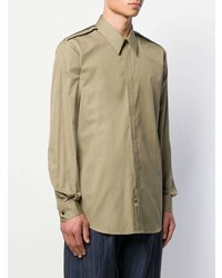 Chemise à manches longues olive Joseph