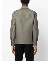 Chemise à manches longues olive Tom Ford