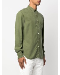 Chemise à manches longues olive Officine Generale