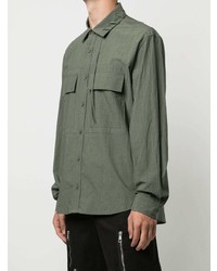 Chemise à manches longues olive Craig Green