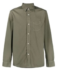 Chemise à manches longues olive Officine Generale