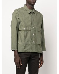 Chemise à manches longues olive VISVIM