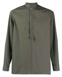 Chemise à manches longues olive Tagliatore