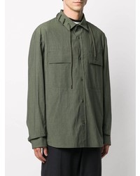 Chemise à manches longues olive Craig Green