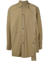 Chemise à manches longues olive Wooyoungmi