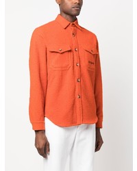 Chemise à manches longues orange MC2 Saint Barth