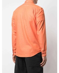 Chemise à manches longues orange Supreme