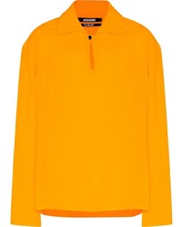 Chemise à manches longues orange Jacquemus